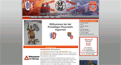 Desktop Screenshot of feuerwehr-ingenried.de